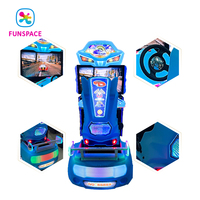 Équipement d'amusement intérieur à jetons Machine de jeu d'arcade vidéo de 42 pouces Simulateur de conduite de course automobile