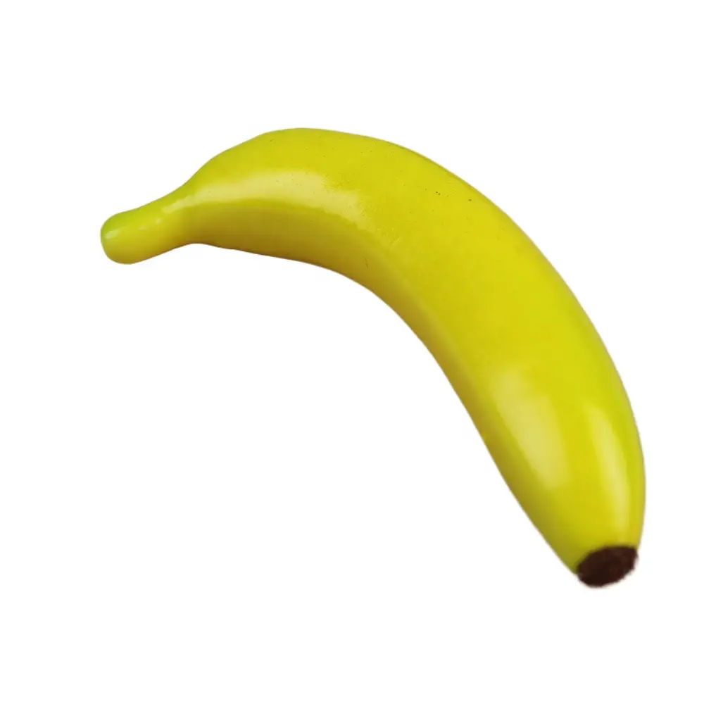 Simulado banana espuma fruta modelo decorado adereços Supermercado decorado ajudas didáticas infantis Fruit loja bananas