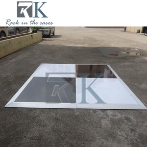 Checkered Dance Floor White and and Black Dance Flooring Square Dance Floor Panels Supplies - Product Image 5