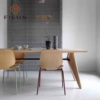 Table à manger moderne en bois massif, qualité supérieure pour la maison, le bureau et le restaurant, pour la cuisine et la salle à manger