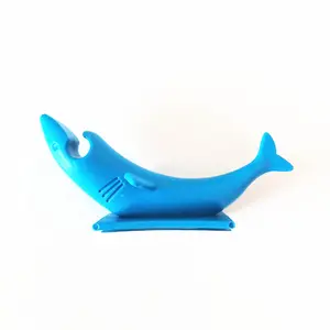 CXT615 Household TPR The Cord Wrapper Cartoon Shark Shape Kitchen Winder Rice Cooker Wire Organizer