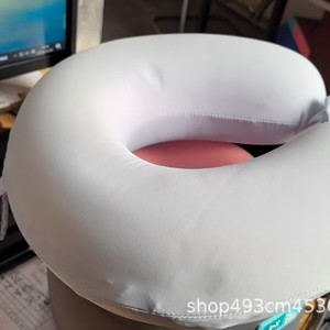 U-shaped <b>pillow</b> wholesale, office nap <b>pillow</b>, cervical <b>pillow</b>, solid color portable travel memory foam <b>neck</b> support <b>pillow</b> with - Product Image 5