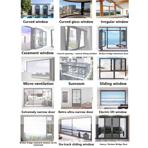 Porte coulissante sans cadre en alliage d'aluminium VOBO Avant <span class=keywords><strong>Garde</strong></span>, luxe moderne, triple synchronisation, isolation thermique, étanche, extérieur - Product Image 5