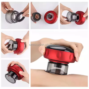 Commercio all'ingrosso intelligente coppettazione dinamica Set 12 livelli coppettazione Kit per terapia di massaggio con luce rossa terapia di calore penetra - Product Image 1