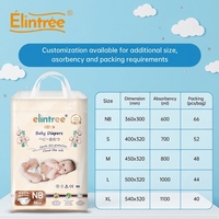 Elintree Vente en gros Couches-culottes pour bébé Premium OEM avec ceinture à bulles, ultra douces, super absorbantes, respirantes et anti-fuites