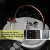 Système de shampooing à circulation d'eau universel pour lavage des cheveux en gros avec tuyau d'hydrothérapie à tête de pulvérisation amovible pour salon