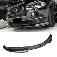 Spoiler avant en carbone style FD pour BMW X5 E70 2011 - 2013, séparateurs de spoiler, style automobile