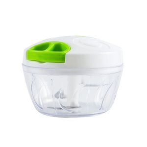 Picador Manual de Alimentos, Cortador de Verduras con Cuerda, Triturador de Cebolla y Ajo - Product Image 1