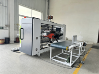 Nouvelle machine à agrafer les boîtes en carton ondulé à double pièce, avec plage de point d'agrafage réglable, compatible avec les cartons à joints réguliers et irréguliers