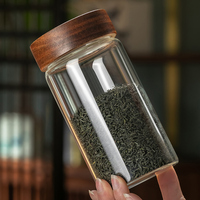 Bocaux en verre scellés Stockage en gros Verrerie de cuisine Grain Stockage des aliments Thé Grain de café Bouteille Maison Bocal de stockage en verre