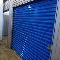 Porte enroulable en acier au design chinois moderne pour unité d'entrepôt d'usine, surface finie pour usage hôtelier - Fabricant direct