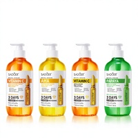 SADOER Acide Malique Vitamine C Éclaircissant Hydratant Corps 500ml pour Femmes