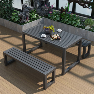 Conjuntos de Muebles de Jardín Modernos Personalizados, Muebles de Patio para Villa, Conjuntos de Bancas para Exteriores, Mesas y Sillas de Jardín - Product Image 2