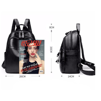 Pu Leder Damen Damen, 2025 Rucksack Mode Lässig Reisetasche mit großer Kapazität Studenten rucksack Koreanischer Rucksack für Damen/