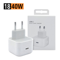 Chargeur rapide USB-C PD 3.0 40W avec prise américaine, adaptateur mural électrique ignifuge pour téléphone portable 17 Pro Max, charge haute vitesse
