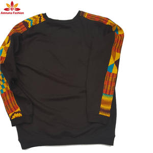 Vendita calda degli uomini di felpe abbigliamento africano della stampa della cera del cotone <span class=keywords><strong>kitenge</strong></span> top design felpe con cappuccio con il prezzo di fabbrica - Product Image 3