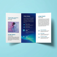 Pósteres promocionales personalizados, folletos comerciales, catálogos de lujo y folletos trípticos