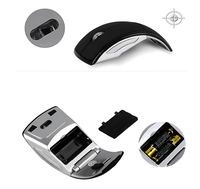 Mouse Gaming Lipat Nirkabel dengan Lampu RGB yang Dapat Disesuaikan, Combo Dual Mode Optical Tracking 3D Mini RatonBattery Gamer Mice