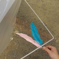 Feuille acrylique transparente personnalisable de haute qualité avec certification CE et service de découpe pour la publicité