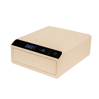 Coffre-fort en cuir intelligent Ménage Empreintes digitales Numérique Usage domestique Biométrique Bijoux Sécurité Tiroir Coffre-fort