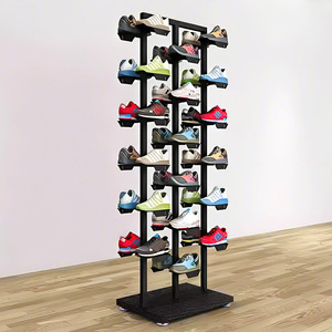 Tùy chỉnh POS kệ cho cửa hàng bán lẻ kệ trưng bày bán lẻ giày giá giày đứng sàn hiển thị dây hiển thị <span class=keywords><strong>Pop</strong></span> Up kệ đứng - Product Image 2