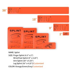 Attelle médicale en aluminium thermoplastique pour doigt du milieu de premiers soins personnalisée attelle flexible pour rouleau de fracture et pliage pour doigt - Product Image 3