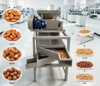 Machine à décortiquer les noisettes à opération simple et de taille moyenne, équipement de décorticage de noix de palme à haute efficacité