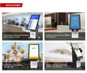 ตู้คิวสำหรับธนาคาร/สวนสาธารณะตู้บริการตนเองจอ LCD ทัชสกรีน21.5นิ้ว - Product Image 5