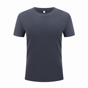 Custom T-Shirt Round Neck Short Sleeve Solid Color Cotton Leisure Wear Promotional Shirt - Product Image 3