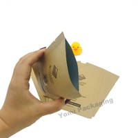 Envoltura de barra de energía de bocadillo de Chocolate Heal Seal personalizada Envoltura de barra de proteína de goma de caramelo de papel de aluminio Envoltura de sello trasero