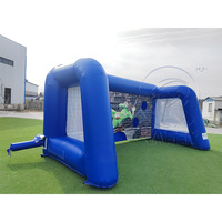 Jeu de tir de football gonflable, activité de football en plein air, but de football gonflable pour les fêtes scolaires et la location commerciale