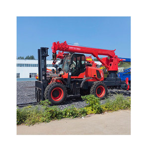 Ayarlanabilir çatal yüksekliği ve tüm araziler için 360 rotasyon ile yüksek kaliteli Off-Road <span class=keywords><strong>Forklift</strong></span> vinç Motor ve Motor içerir - Product Image 5