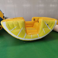 Bateau à bascule gonflable personnalisé multicolores à thème populaire en Corée pour enfants et adultes 4 places
