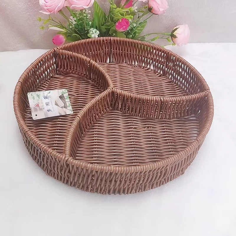 Large three-compartment basket (30*6 cm)