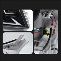 Feux de voiture compatibles avec LC120 2003-2009, phare avant FJ120, feux de jour DRL, clignotants, lentille de projecteur LED, accessoires