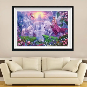 Pintura DE PAISAJE DE ARTE DE DIAMANTE 5D Por kits de números, pintura con diamantes pintura de taladro completo Hotel decoración del hogar pintura - Product Image 2