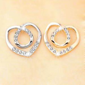 Jachon Vêtements T-shirt top coin noeud boucle été antidérapant simple coeur soie écharpe boucle pour les femmes en gros - Product Image 2