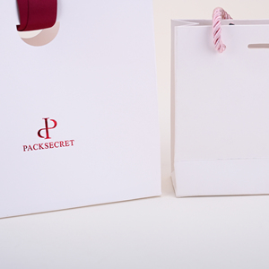 Bolsa de Regalo de Papel Kraft Rosa con Cinta, Hecha a Mano, para Joyería y Gafas, con Asa de Cordón, Impresión de Logotipo Personalizado, Accesorios de Cinta - Product Image 5