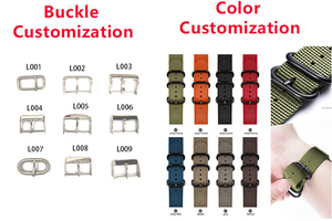 Bracelet de montre en nylon réglable 38/42 mm, vente chaude 2024, bracelets de montre intelligente pour <span class=keywords><strong>iWatch</strong></span> séries <span class=keywords><strong>1</strong></span> 2 3 4 5 6 7 - Product Image 6