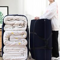 Sacs de rangement sous lit robustes avec logo personnalisé, 180L, extra grands, imperméables, en Oxford 600D, pour literie, couettes et vêtements