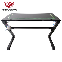 Y-GD23 2022 Table de jeu PC moderne de haute qualité, imperméable, avec éclairage LED, bureau de jeu pour ordinateur