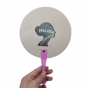 Factory Wholesale Promotion <b>Gift</b> Custom Portable Plastic PP Hand Fan With Cheap Price - Product Image 2