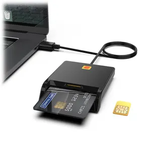 Leitor de cartão inteligente com chip de crédito IC CAC CAC CAC 2.0 para cartão de crédito ISO 7816 USB