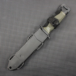 Cuchillo Bowie OEM de Acero Inoxidable con Mango de Plástico, Punta Recta, para Acampar al Aire Libre, Grosor de 3.9mm, para Corte - Product Image 4