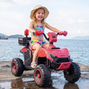 Auto Elettrica per Bambini a Quattro Ruote Fuoristrada ATV da Spiaggia Giocattolo Cavalcabile in Plastica PP con Batteria 6V Unisex per Età 2-7 Anni - Product Image 1