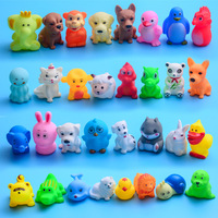 Fabricant Offre Spéciale Animal Bain Canard en Caoutchouc Jouet pour Enfants en Plastique Bébé Jeu d'Eau Squeeze Sound Animal Street Stall Style