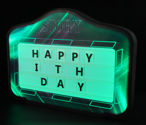 لافتة حروف LED مخصصة لتقديم الزجاجات، لوحة إعلانات لخدمة كبار الشخصيات في النوادي الليلية، لافتة رسائل لحفلات أعياد الميلاد والزفاف والمناسبات - Product Image 2