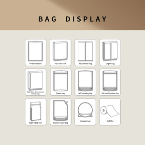 Tùy chỉnh dây kéo khóa có thể tái chế túi đứng cấp thực phẩm Polyester cho thức ăn trẻ em đường thạch Cà Phê Trà thức ăn Vật Nuôi-nhựa PE - Product Image 5