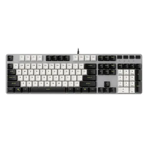 Professionelle volle Größe 108 Tasten mechanische Tastatur hintergrundbeleuchtung Tastatur Computer Büro Gamer-Tastatur roter Schalter Gaming-Tastatur