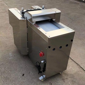 Machine à découper la <span class=keywords><strong>viande</strong></span> de chèvre, de poulet et de porc électrique automatique certifiée <span class=keywords><strong>Halal</strong></span> pour la restauration islamique et les boutiques de barbecue au mouton - Product Image 2